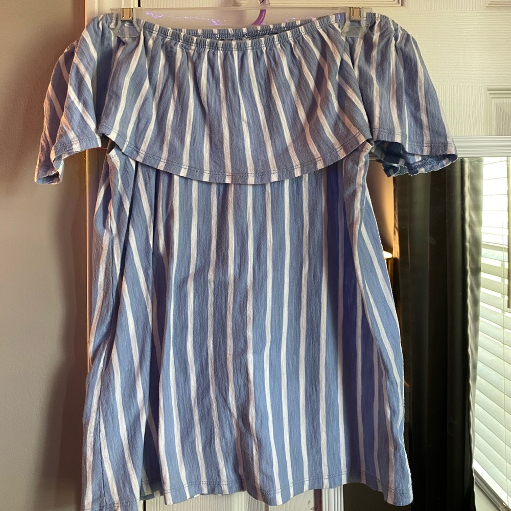 Old Navy off the shoulder blouse.